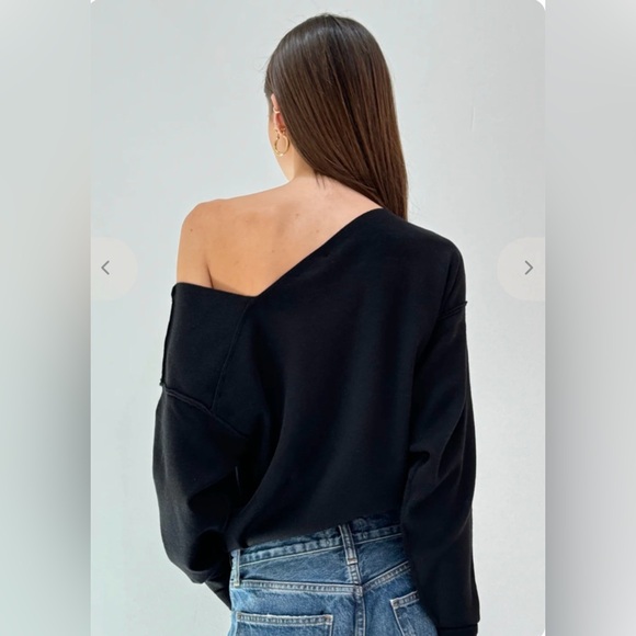 Line & Dot FAVORITE OFF SHOULDER SWEATER - Picture 5 of 11